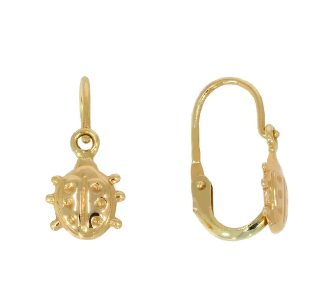 Detské zlaté náušnice 757