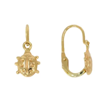 Detské zlaté náušnice 757