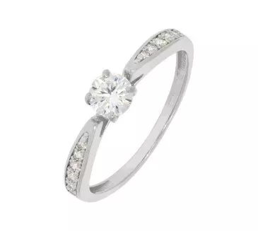 Prsteň z bieleho zlata 1912