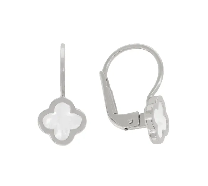 Náušnice z bieleho zlata 4464