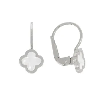 Náušnice z bieleho zlata 4464