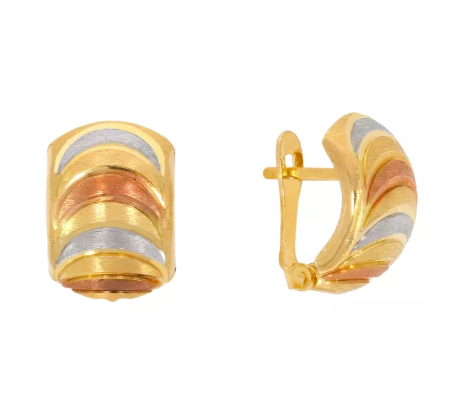 Zlaté náušnice 3721