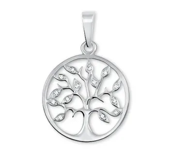 Prívesok z bieleho zlata 1704