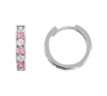 Náušnice z bieleho zlata 3747