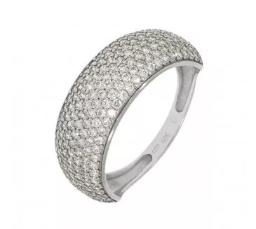 Prsteň z bieleho zlata 1862