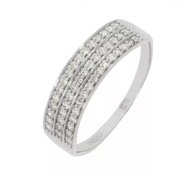 Prsteň z bieleho zlata 1884