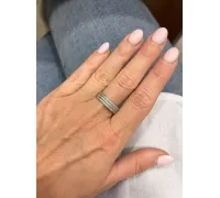 Prsteň z bieleho zlata 1884