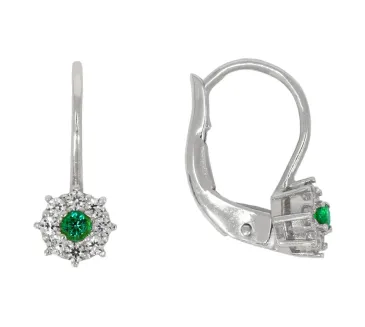 Náušnice z bieleho zlata 4137