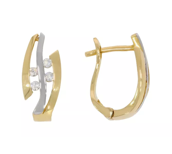 Zlaté náušnice 3722