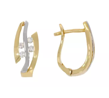 Zlaté náušnice 3722