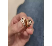 Zlaté náušnice 3724