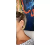 Náušnice z bieleho zlata 3430