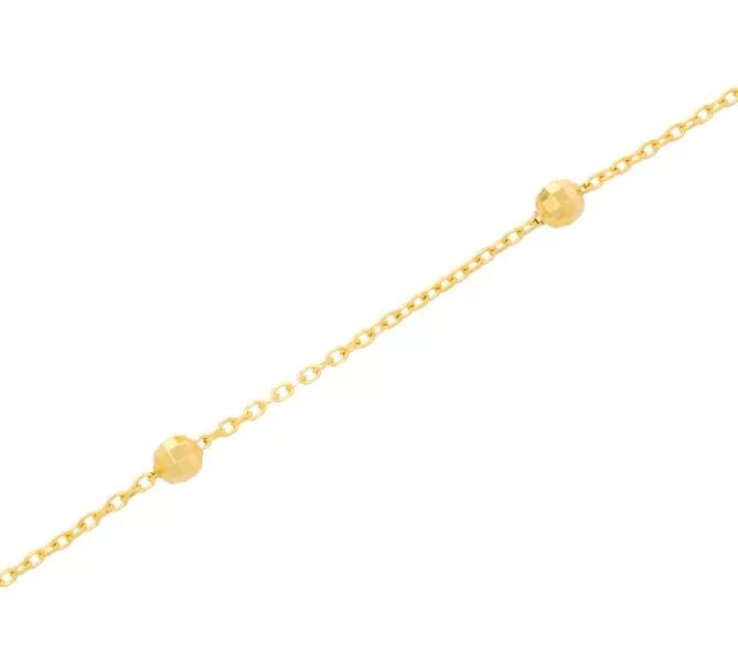 Zlatá retiazka na nohu 271