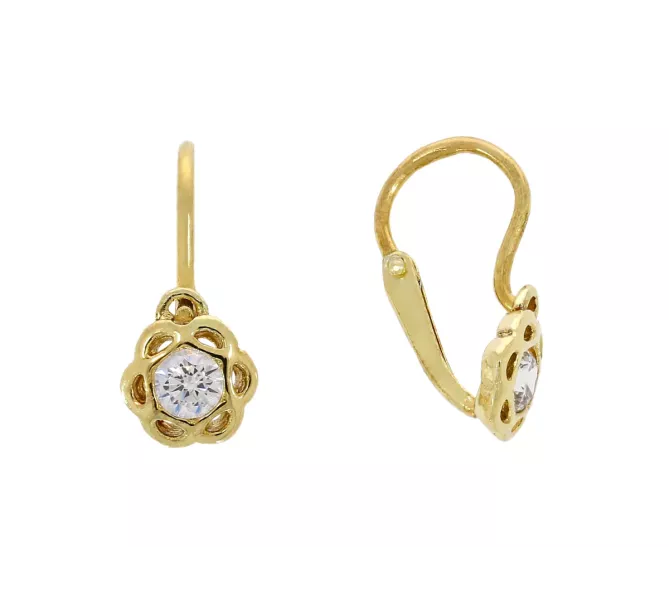 Detské zlaté náušnice 3765