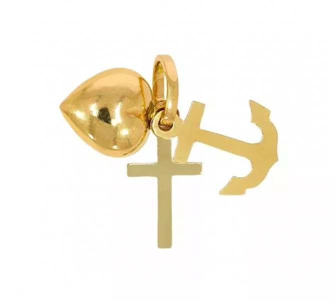 Zlatý prívesok 688