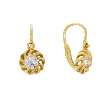 Detské zlaté náušnice 3767