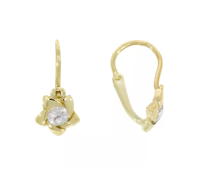 Detské zlaté náušnice 3769