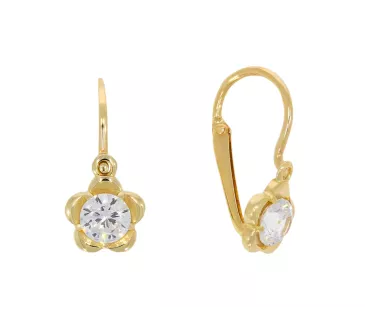 Detské zlaté náušnice 3771