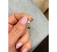 Prívesok z bieleho zlata 1589