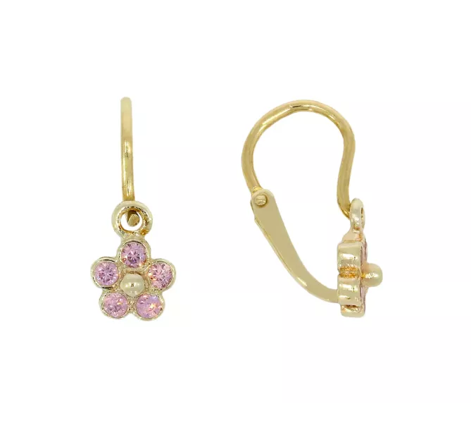 Detské zlaté náušnice 3774