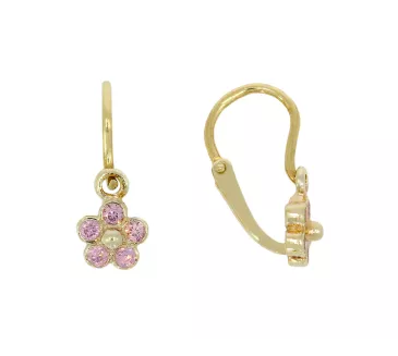 Detské zlaté náušnice 3774