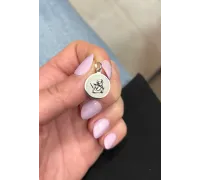 Prívesok z bieleho zlata 167