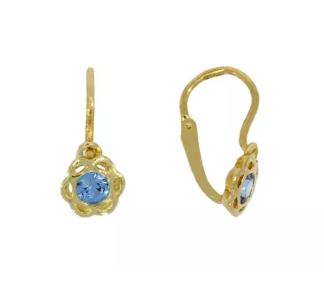 Detské zlaté náušnice 3777