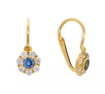 Detské zlaté náušnice 3778