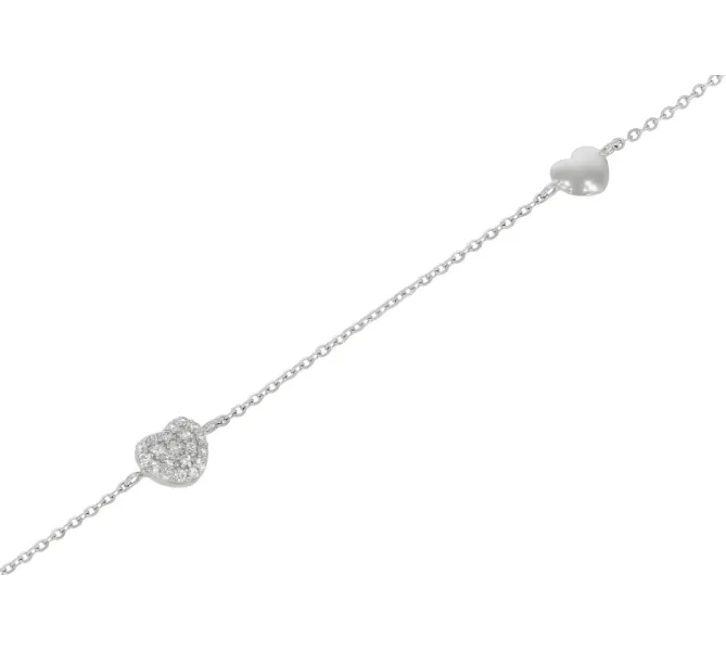 Náramok z bieleho zlata 1339