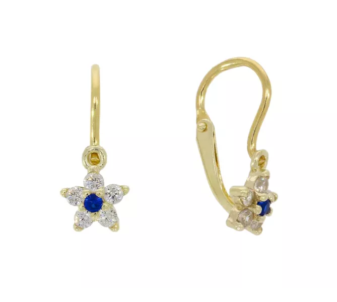 Detské zlaté náušnice 3780