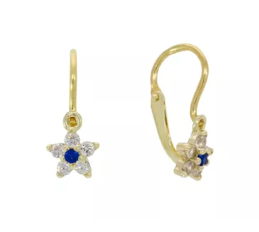 Detské zlaté náušnice 3780