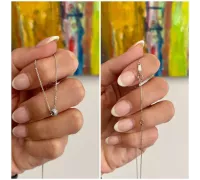 Retiazka z bieleho zlata 989