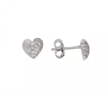 Náušnice z bieleho zlata 3002