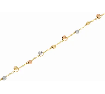 Zlatá retiazka na nohu 279