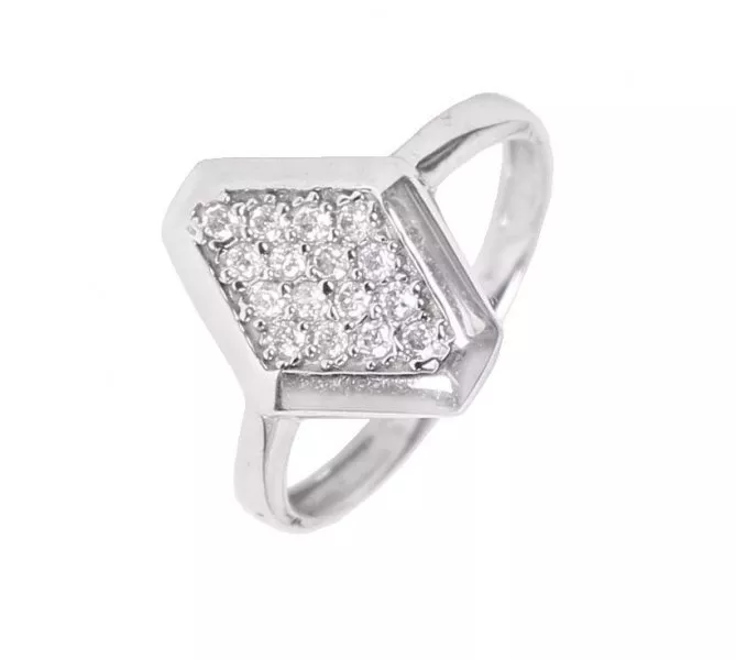 Prsteň z bieleho zlata 1349