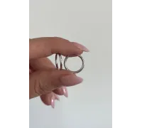 Náušnice z bieleho zlata 2145