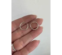 Náušnice z bieleho zlata 2145