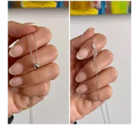 Retiazka z bieleho zlata 1095