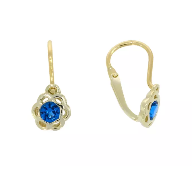 Detské zlaté náušnice 3782