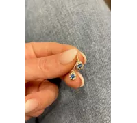 Detské zlaté náušnice 3782