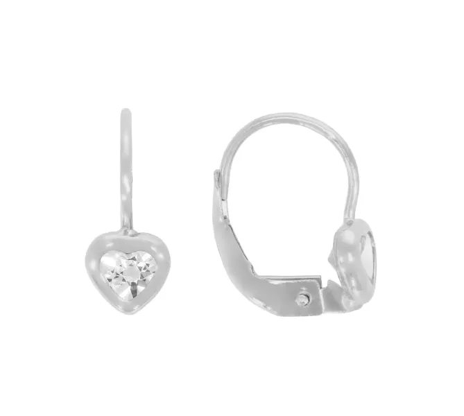 Náušnice z bieleho zlata 4164
