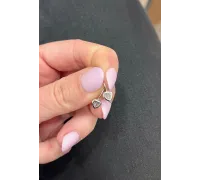 Náušnice z bieleho zlata 4164