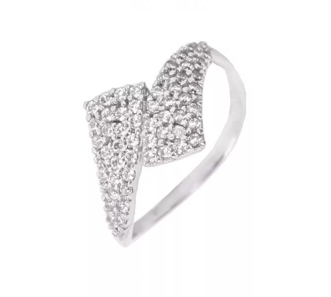 Prsteň z bieleho zlata 1347