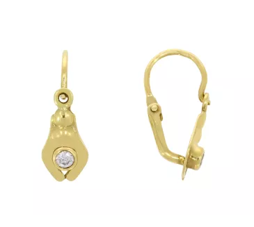 Detské zlaté náušnice 3784