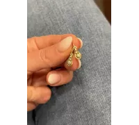 Detské zlaté náušnice 3784