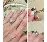 Prsteň z bieleho zlata 1794