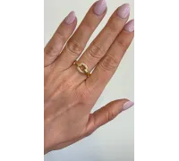 Diamantový zlatý prsteň 106