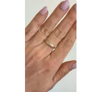 Diamantový zlatý prsteň 110