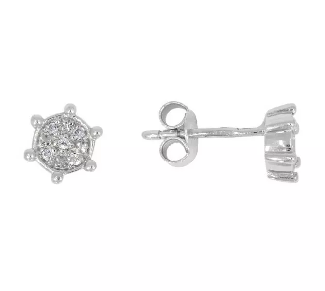 Náušnice z bieleho zlata 2531