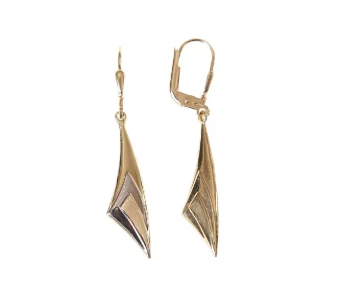 Zlaté náušnice 943